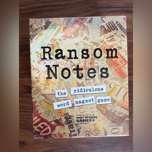 Ransom Notes The Ridiculous Word Magnet Game Party Game Brand New Sealed - Picture 5 of 7